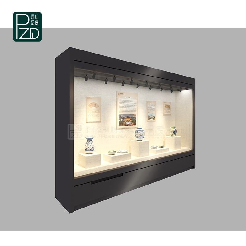 Museum Glass Display Wall Cabinet