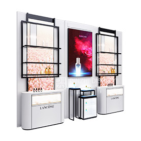 Wall Modern Cosmetics Showcase Display Rack