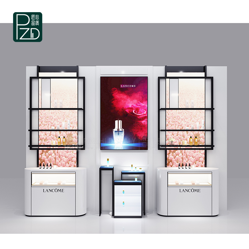 Wall Modern Cosmetics Showcase Display Rack