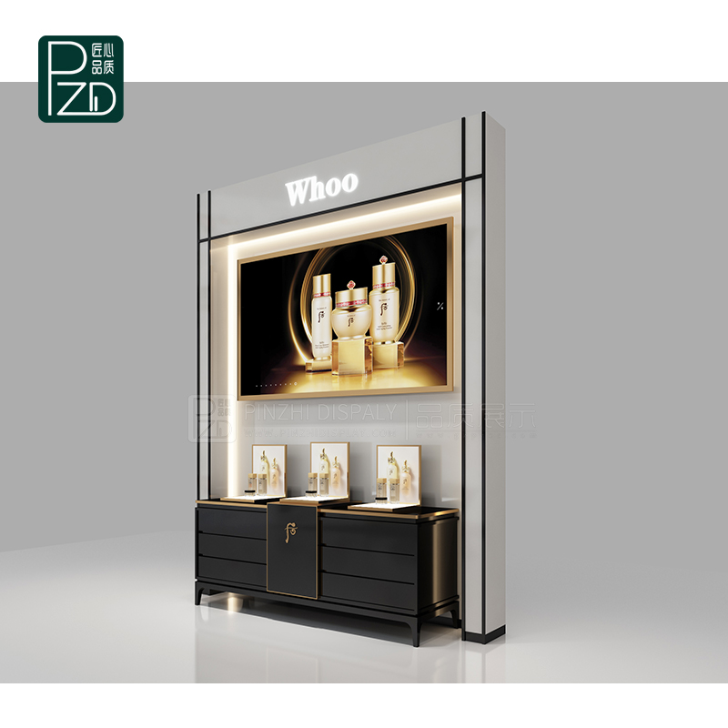 custom retail display stands perfume display case