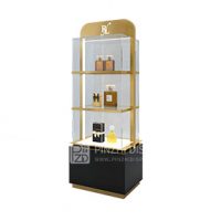 Metal Acrylic Perfume Display Stand Multilayer Display Cabinet