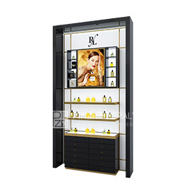 Perfume display cabinet product display stand against the wall