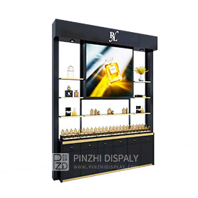 Perfume display Retail display shelves Wall display cabinet