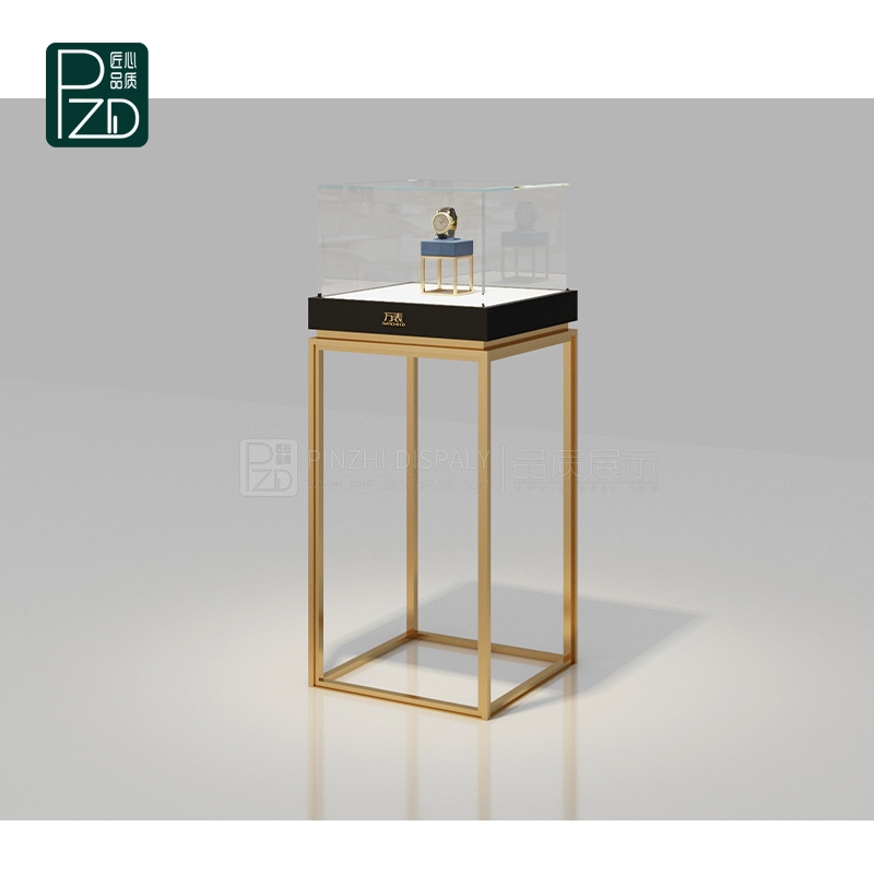 Free standing single watch display stand showcase
