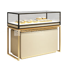 Customized luxury watch counter showcase for watch retail store