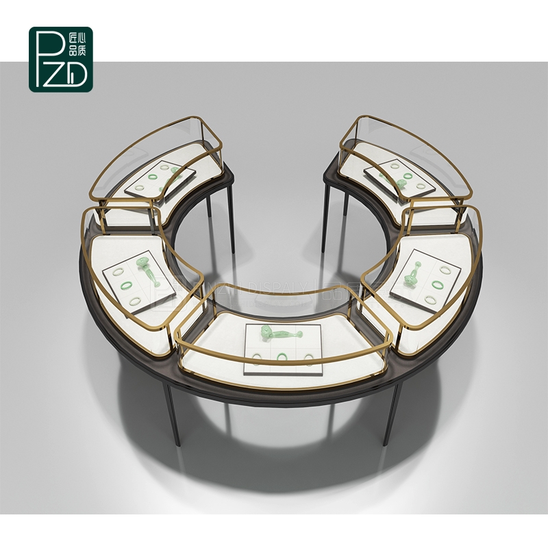 Round jewelry display deals
