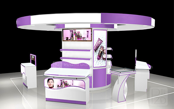 High End cosmetic kiosk design for mall