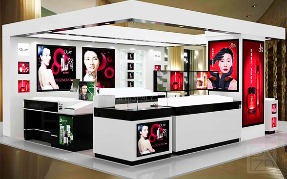 Modern style design perfume cosmetic kiosk