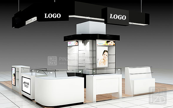 Beauty cosmetic kiosk equipment design