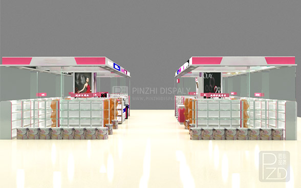 Cosmetic perfume kiosk design with low price