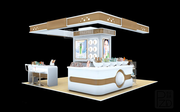 Perfume Display Booth Design Cosmetics Kiosk Design