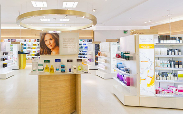 Cosmetic shop layout design images and ideas