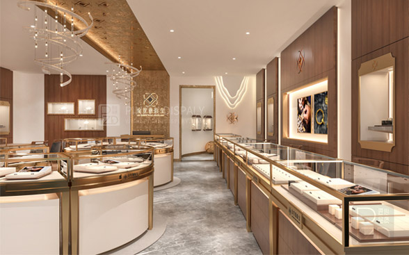 Branded jewelry store refurbishment design