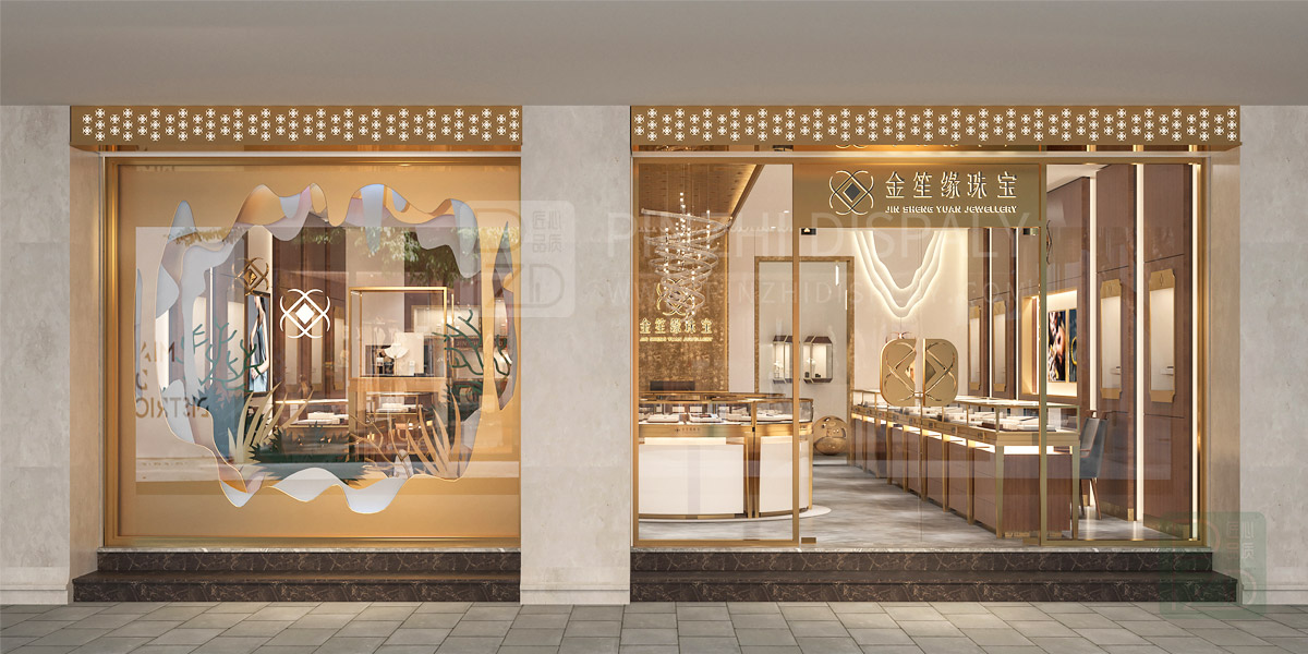 2022 NEW Branded jewelry store refurbishment design Guangzhou Pinzhi Display Manufacturer