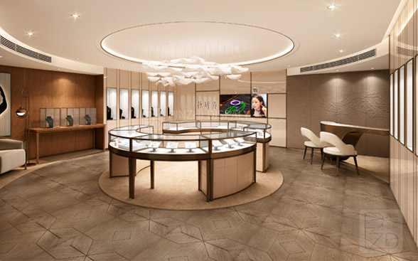 Jade Showroom Design Jewelry Store Design