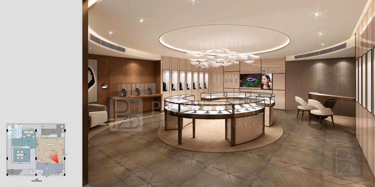 Jade Showroom Design Jewelry Store Design