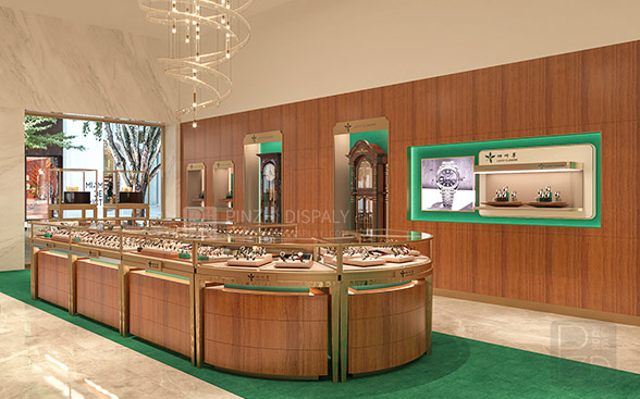 Luxury boutique watch jewelry store design