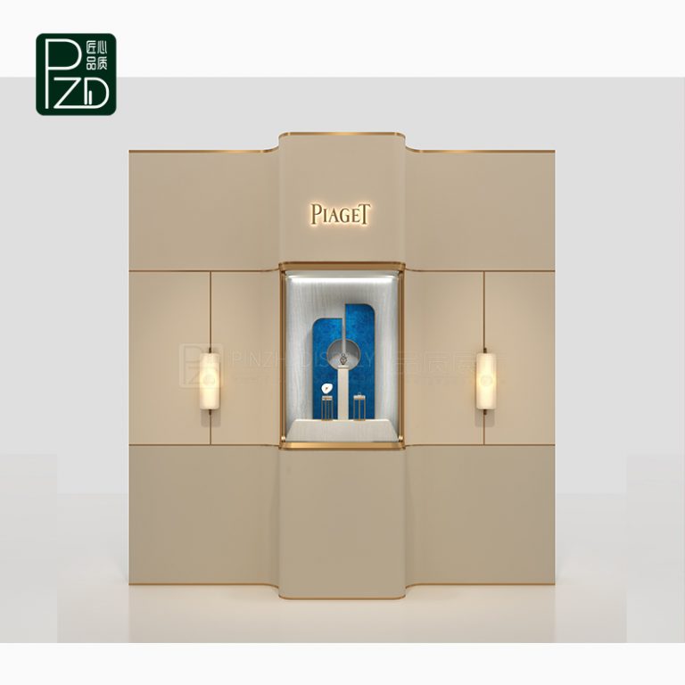 Jewelry retail store display wall showcase Guangzhou Pinzhi Display