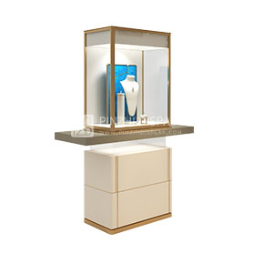 Elegant jewelry boutique display cabinets