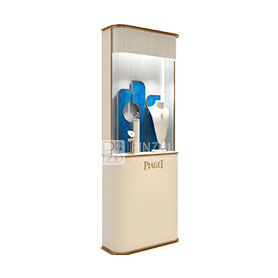 Modern style jewelry window showcases