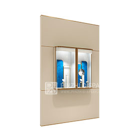 Jewelry store hanging wall display cabinets