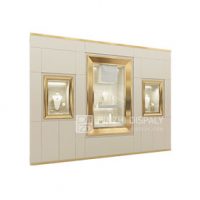 Retail jewelry store display wall cabinets custom