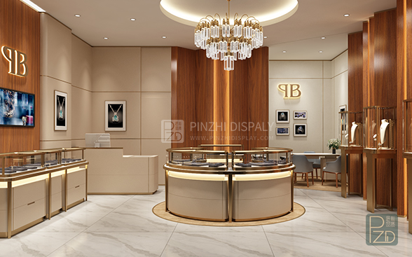 【Armenia】High-end design and showcase for small jewelry stores