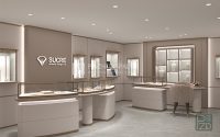 【Hong Kong】Modern style jewelry showroom and luxury showcase