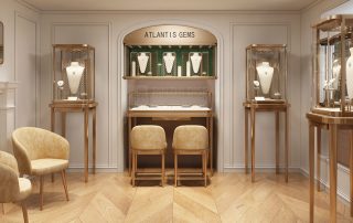 【U.K.】Jewelry retail commercial space showcase design