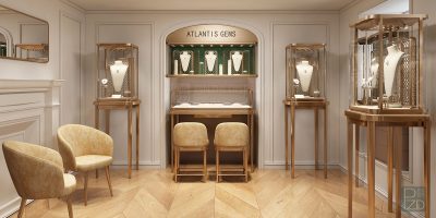 【U.K.】Jewelry retail commercial space showcase design