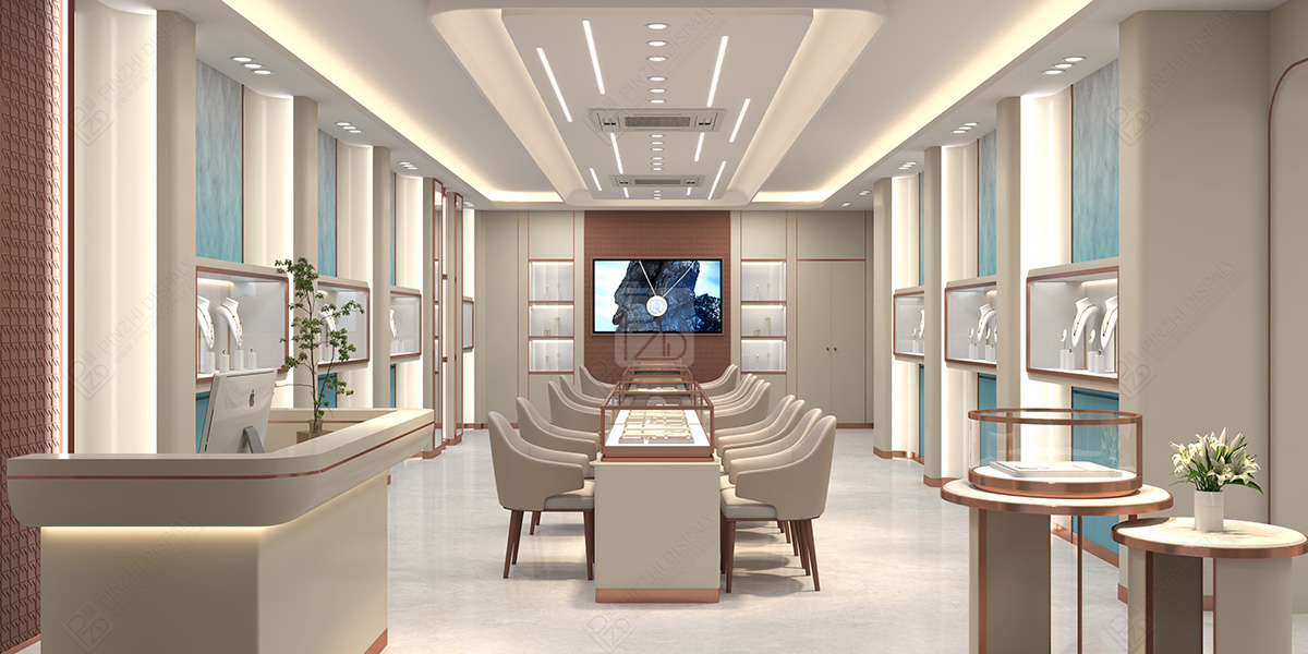 【Qatar】High-end jewelry booth design for jewelry fair