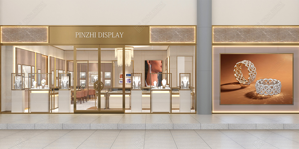 【Qatar】High-end jewelry booth design for jewelry fair