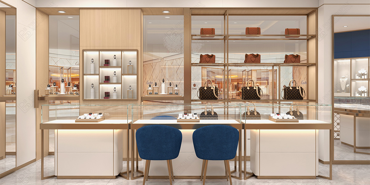 【Qatar】High-end jewelry booth design for jewelry fair