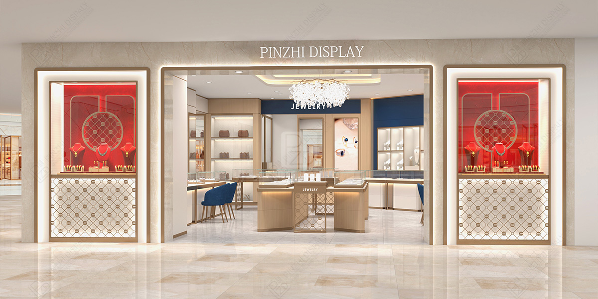 【Qatar】High-end jewelry booth design for jewelry fair
