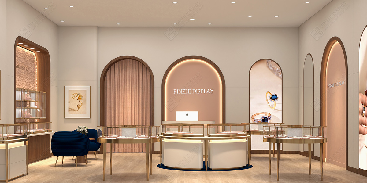 【Qatar】High-end jewelry booth design for jewelry fair