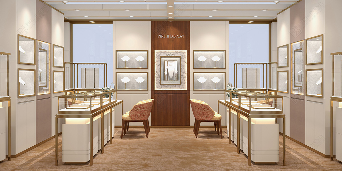 【Qatar】High-end jewelry booth design for jewelry fair