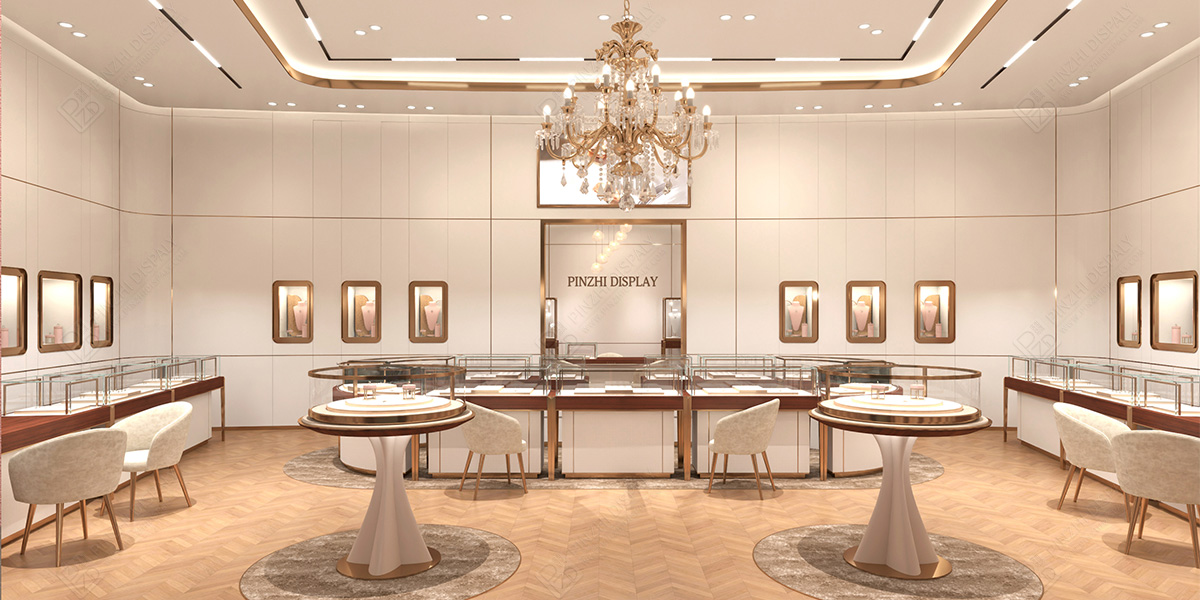 【Qatar】High-end jewelry booth design for jewelry fair