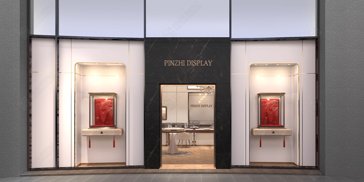 【Qatar】High-end jewelry booth design for jewelry fair