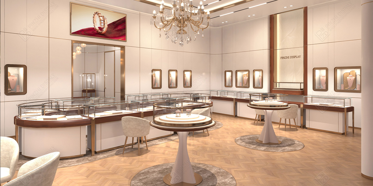 【Qatar】High-end jewelry booth design for jewelry fair