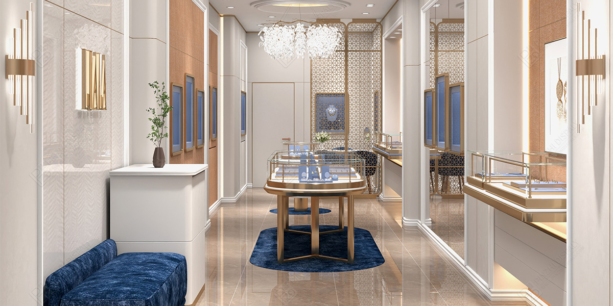 【Qatar】High-end jewelry booth design for jewelry fair